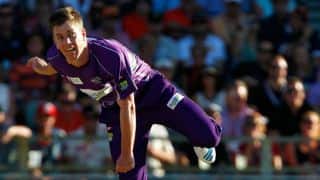Live Cricket Score Barbados Tridents vs Hobart Hurricanes CLT20 2014 Match 16: Hurricanes restrict Tridents to 113